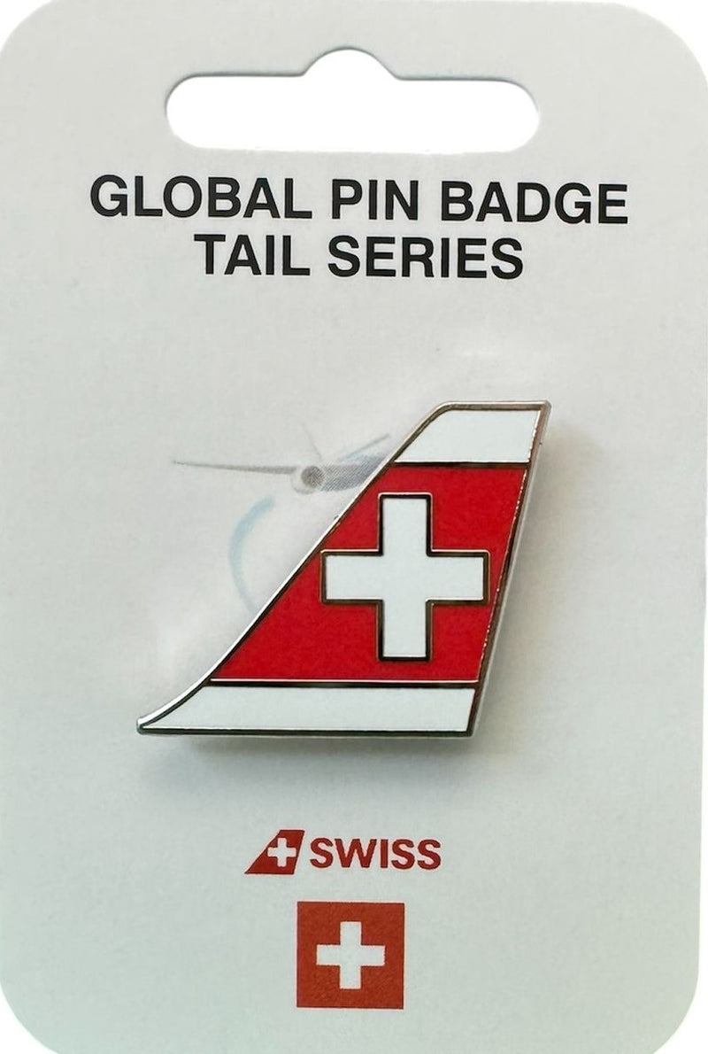 PINSWISS | ARD Souvenirs Pin Badges | Tail pin - Swiss Air
