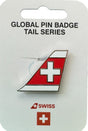 PINSWISS | ARD Souvenirs Pin Badges | Tail pin - Swiss Air