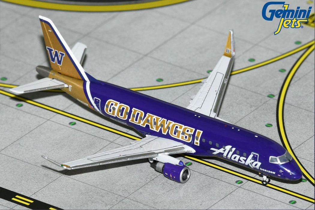 GJASA2251 | Gemini Jets 1:400 1:400 | Embraer E-175LR Alaska Airlines / Horizon Air N662QX, 'Go Dawgs'