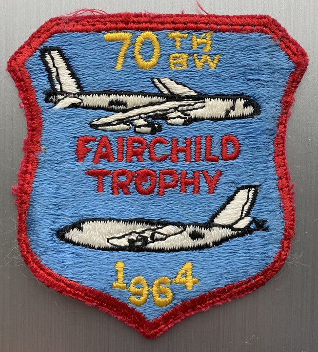 PATCH11 | ARD Souvenirs Patches | 90mm Embroidered Patch - 70th BW, Fairchild Trophy 1964