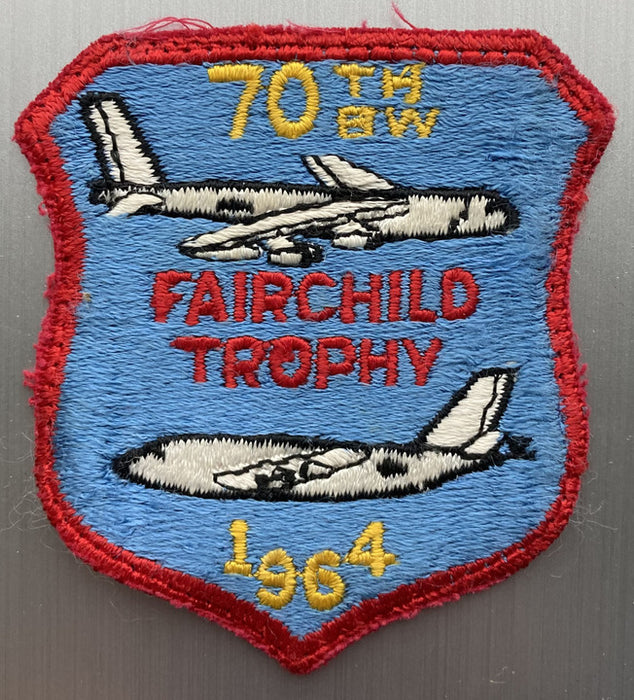 PATCH11 | ARD Souvenirs Patches | 90mm Embroidered Patch - 70th BW, Fairchild Trophy 1964