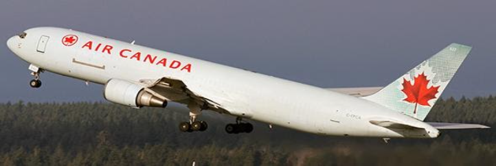 XX4498 | JC Wings 1:400 | Air Canada Cargo Boeing 767-300(BCF) Reg: C-FPCA With Antenna