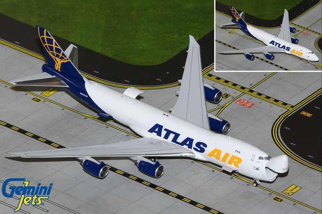 GJGTI2206 | Gemini Jets 1:400 1:400 | Boeing 747-8F Atlas Air Apexlogistics N863GT (Final 747) (Interactive Series)