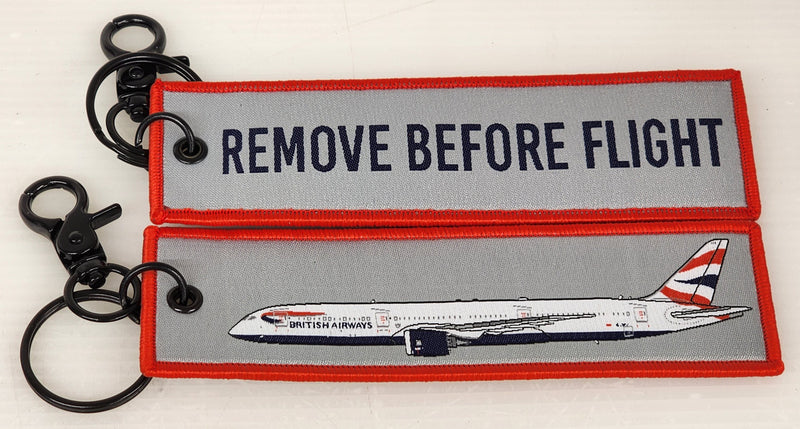 RBFBA787 | Gifts Key Rings | Remove Before Flight | British Airways 787-9 Dreamliner