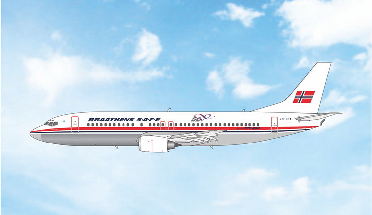 PH12142 | Phoenix 1:400 | Boeing 737-400 Braathens SAFE LN-BRA Polished | is due November 2026