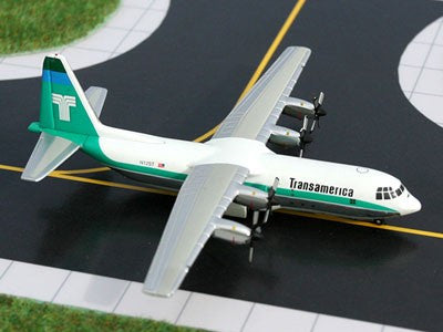 GJTVA644 | Gemini Jets 1:400 1:400 | L-100 Hercules Transamerica N12ST