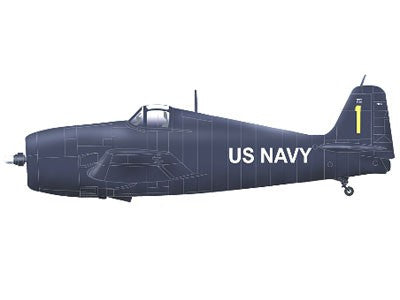 HA1109 | Hobby Master Military 1:72 | Grumann F6F-5 Hellcat US Navy First Blue Angels 'Roy Voris'