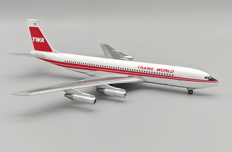 IF707TW0625 | InFlight200 1:200 | Boeing 707-331B, TWA  N18710 with stand