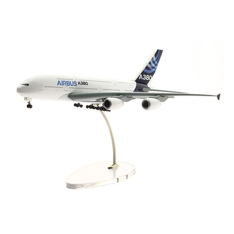 UKA380HOUSE | Unknown Brand 1:400 | Airbus A380, Airbus House Colours with stand **PRE OWNED**