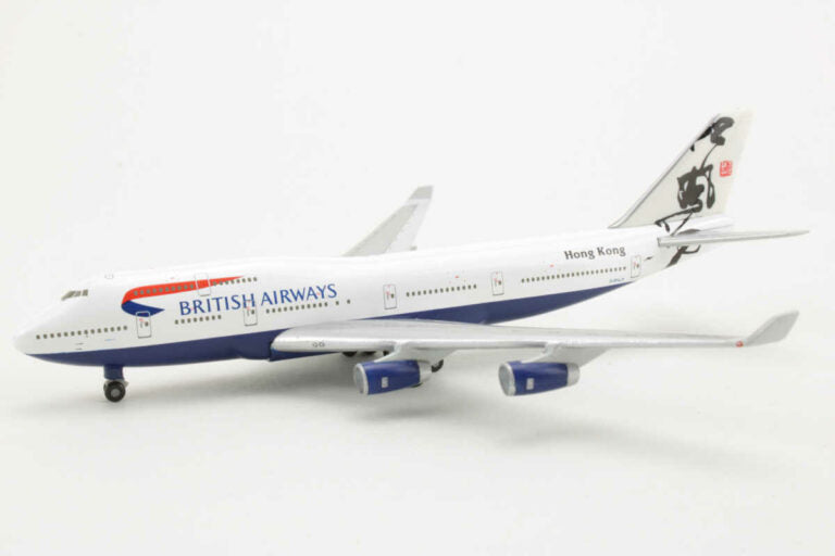 NG504041/OG504065 | Herpa Wings 1:500 | Boeing 747-400 (2 pk), British Airways G-BYGD & G-BNLR 'Expresso Food & Beverage Ltd' set **PRE OWNED**