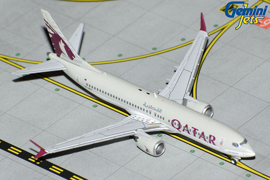 GJQTR2210 | Gemini Jets 1:400 | Boeing 737-max8 Qatar A7-BSC