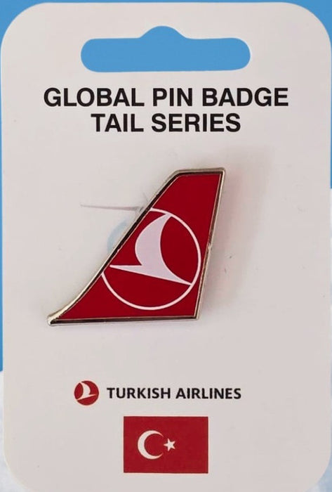 PINTURK | ARD Souvenirs Pin Badges | Tail Pin - Turkish Airlines