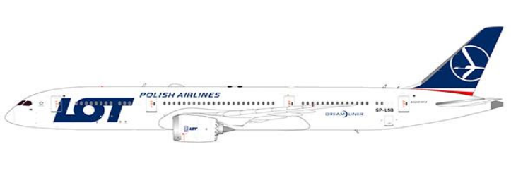 XX2142 | JC Wings 1:200 | LOT Polish Airlines Boeing 787-9 Dreamliner Reg: SP-LSB