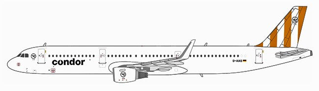 NG13079 | NG Models 1:400 | Airbus A321 Condor D-AIAS, 'Sunshine Yellow Tail'