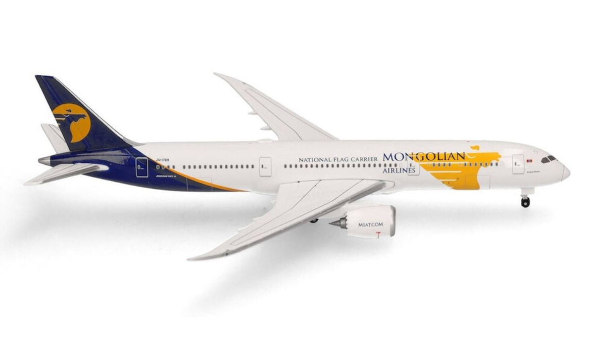 537629 | Herpa Wings 1:500 | Boeing 787-9 Dreamliner MIAT - Mongolian AIrlines – JU-1789 Khabul Khan