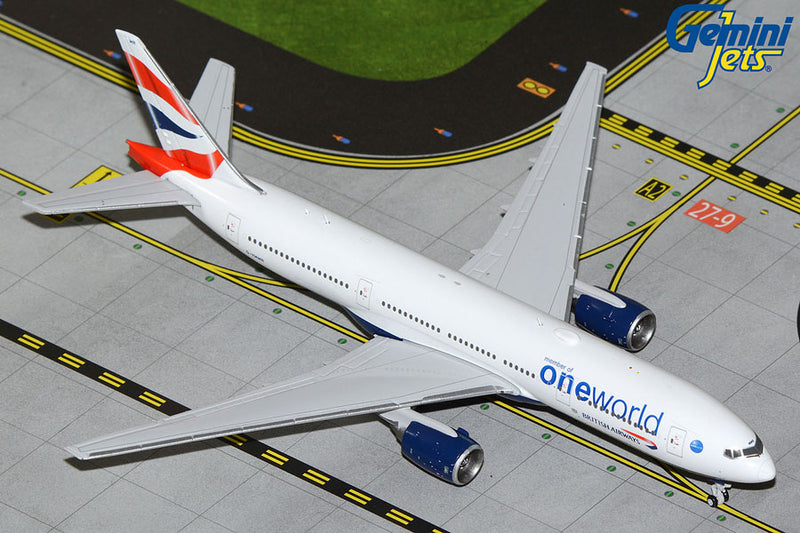 GJBAW2194 | Gemini Jets 1:400 | Boeing 777-200ER British Airways oneworld G-YMMR