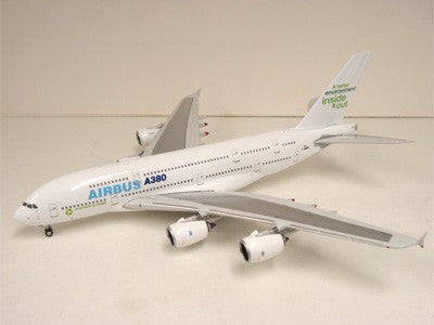 PH4AIR325 | Phoenix 1:400 | Airbus A380 Airbus House Colours 'Recyclable by Design' F-WWDD as appeared at Farnborough Airshow 2008