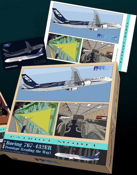 PATN76400NC | Patriot Models 1:400 | Boeing 767-400, Boeing House Colours 'modern' N76400 | is due May 2025
