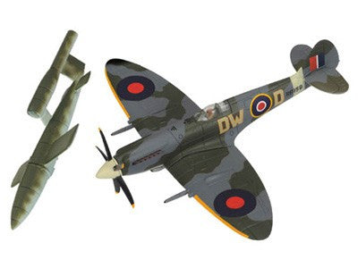 AA38703 | Corgi 1:72 | Supermarine Spitfire Mk XIV 610 Sqn, Sqn Ldr R A Newbery, Sept 1944 with Fi 103 'Doodlebug' Flying Bomb
