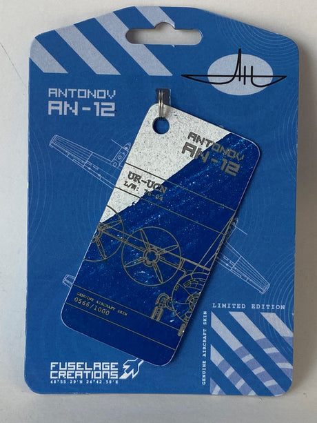 AHS19 | Gifts Aircraft Skins | Original Aircraft Skin - Antonov AN-12BK Ukranian Cargo Airways UR-UCN blue/white