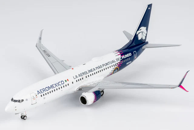 NG08067 | NG Models 1:200 | Boeing 737-800 Aeromexico N957AM (new paint with scimitar winglets; "La Aerolinea Mas Puntual Del Mundo" titles) (The Most Punctual Airline in the World)