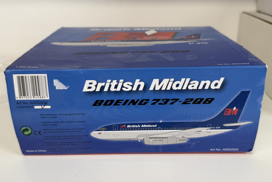 BPARD2002 | 1:200 | Boeing 737-200, British Midland EI-BTR