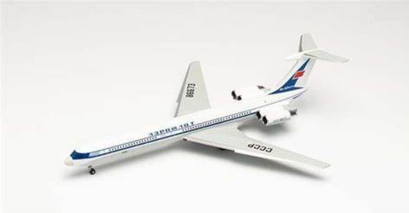 571524 | Herpa Wings 1:200 | IL-62M Aeroflot CCCP-86673, '50th Anniversary'