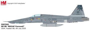HA3344 | Hobby Master Military 1:72 | Northrop RF-5E Tiger II ROCAF Farewell 5504, Hualien AB, 4th July 2025 | is due November 2025