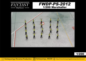 FWDP-PS-2012 | Fantasy Wings 1:200 | Airport Accessories - Marshaller Staff figures