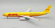 B-333-JFK | Blue Box 1:200 | Airbus A330-343P2F DHL D-AJFK with stand