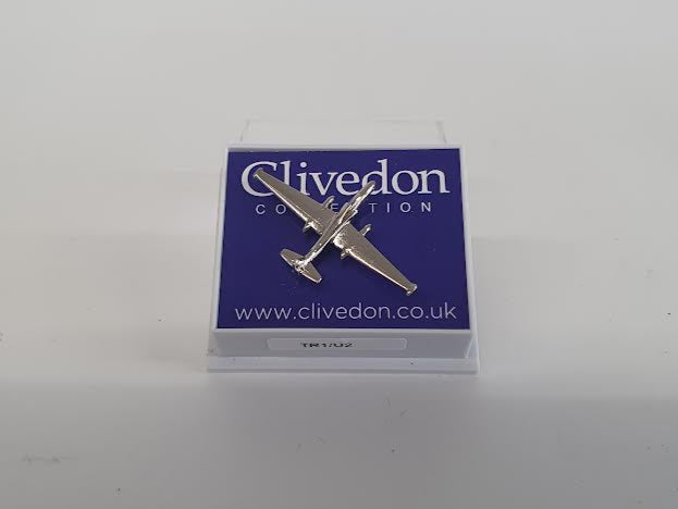 CL017N | Clivedon Collection Pin Badges | Lockheed Martin U-2 Nickel plated pin badge