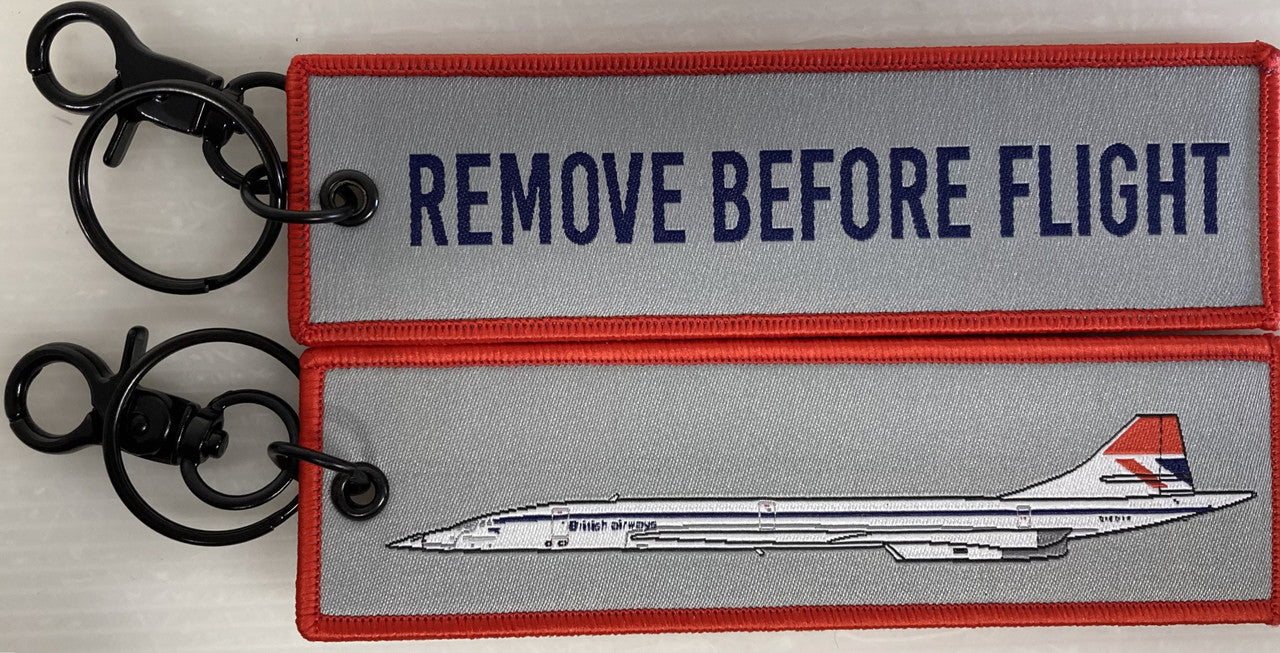RBFBACONCORDN | Gifts Key Rings | Key Tag - British Airways Concorde 'Negus'.