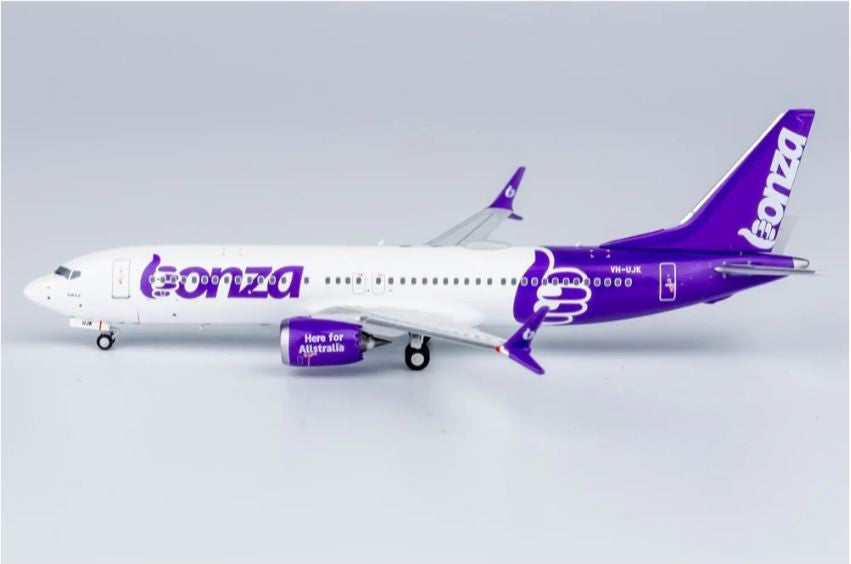 NG88009 | NG Models 1:400 | Boeing 737 MAX 8 Bonza Airline VH-UJK, 'Sheila'