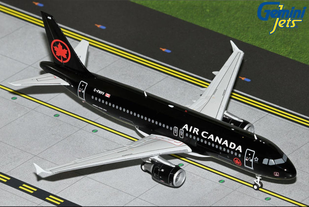 G2ACA1291 | Gemini200 1:200 | Airbus A320 AIR CANDA JETZ C-FNVV (BLACK COLOUR SCHEME)