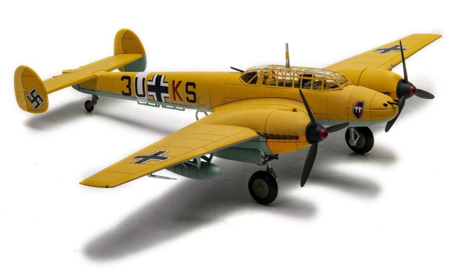 AA38511 | Corgi 1:72 | Messerschmitt BF-110E-2 (TROP) S3KS 8/ZG 26, Derna North Africa 1942