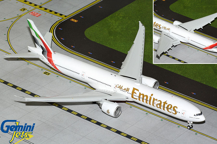 G2UAE1250F | Gemini200 1:200 | Boeing 777-300ER Emirates A6-ENV Flaps Extended