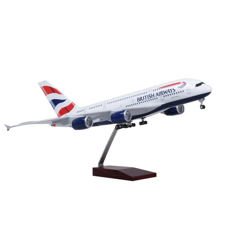 DMBAA380 | Desktop Models 1:160 | Airbus A380, British Airways LED
