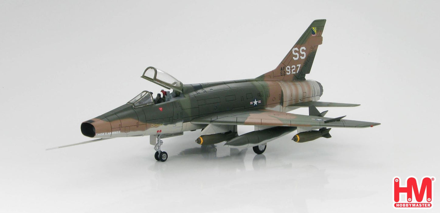 HA2110 | Hobby Master Military 1:72 | North American F-100D-25NA Super Sabre 309th TFS, 31st TFW, 'Thor's Hammer' 56-2927, Vietnam 1970