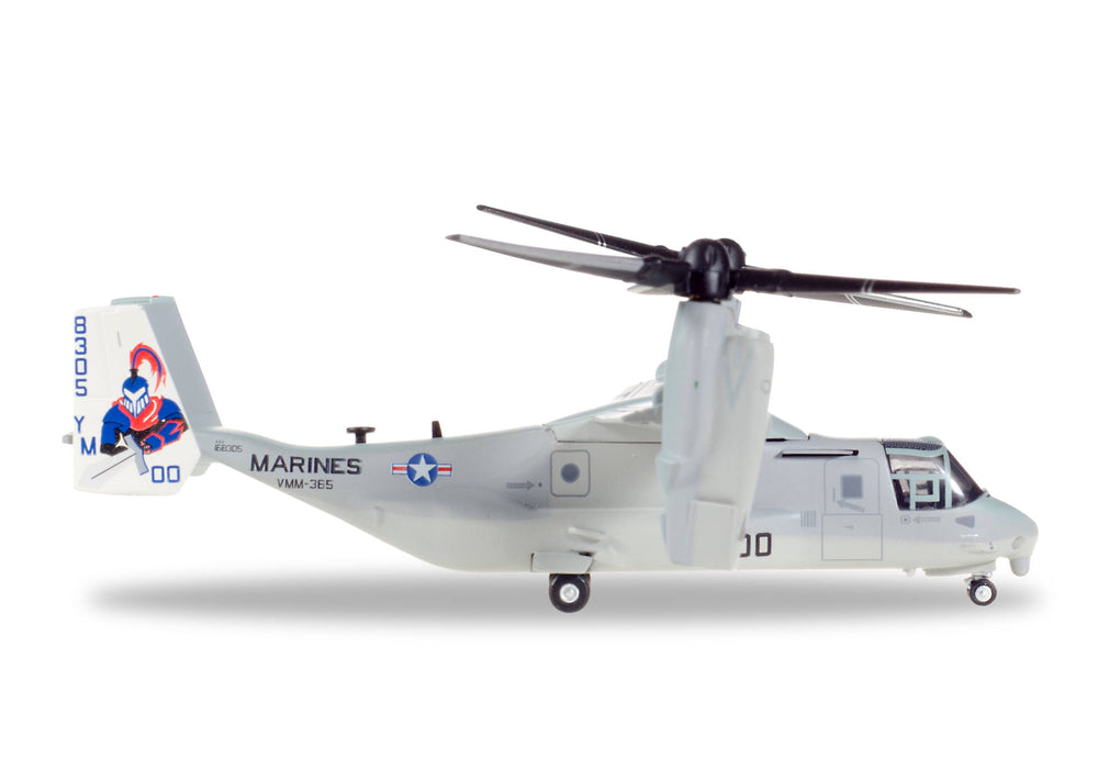 558549 | Herpa Military 1:200 | MV-22 Osprey USMC,VMM365, 'Blue Knights' (die-cast)