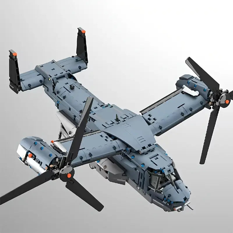 WIBU0007 | Unbranded | Twin Propeller Osprey Building Blocks 1486 pcs