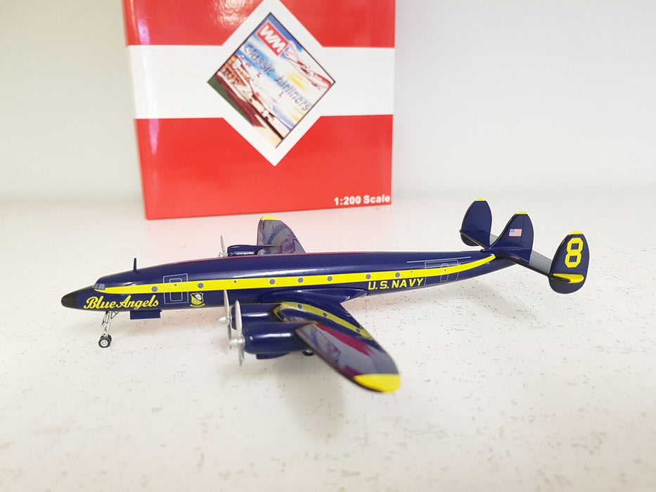 A2BLNG | Aero Classics 200 1:200 | L-1049 Constellation US Navy #8, 'Blue Angels'