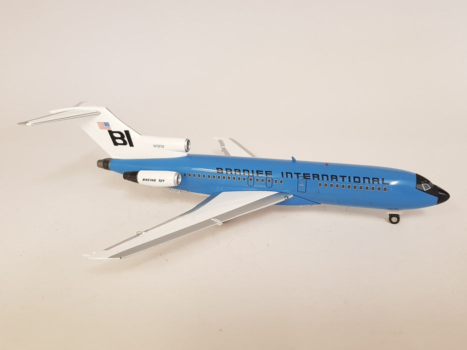IF721013 | InFlight200 1:200 | Boeing 727-100 Braniff 'Blue Jellybean' N7272