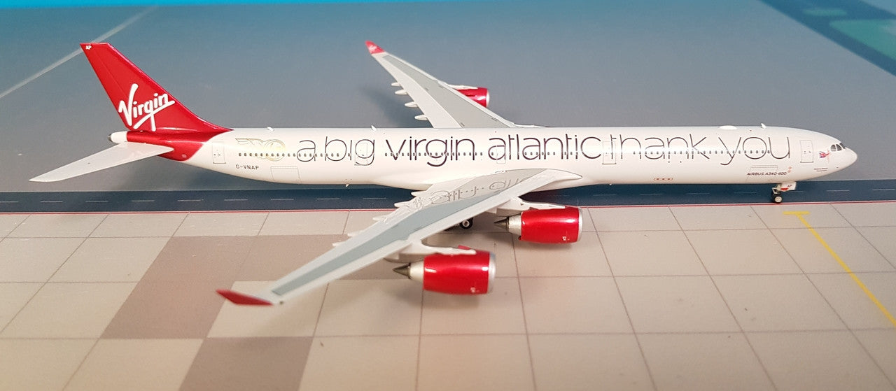 PH11452 | Phoenix 1:400 | Airbus A340-600 Virgin Atlantic G-VNAP, 'a big thank you'