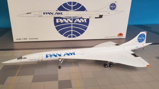 IFCONCPAA02 | InFlight200 1:200 | Concorde Pan Am N528PA, 'Billboard' (with stand)