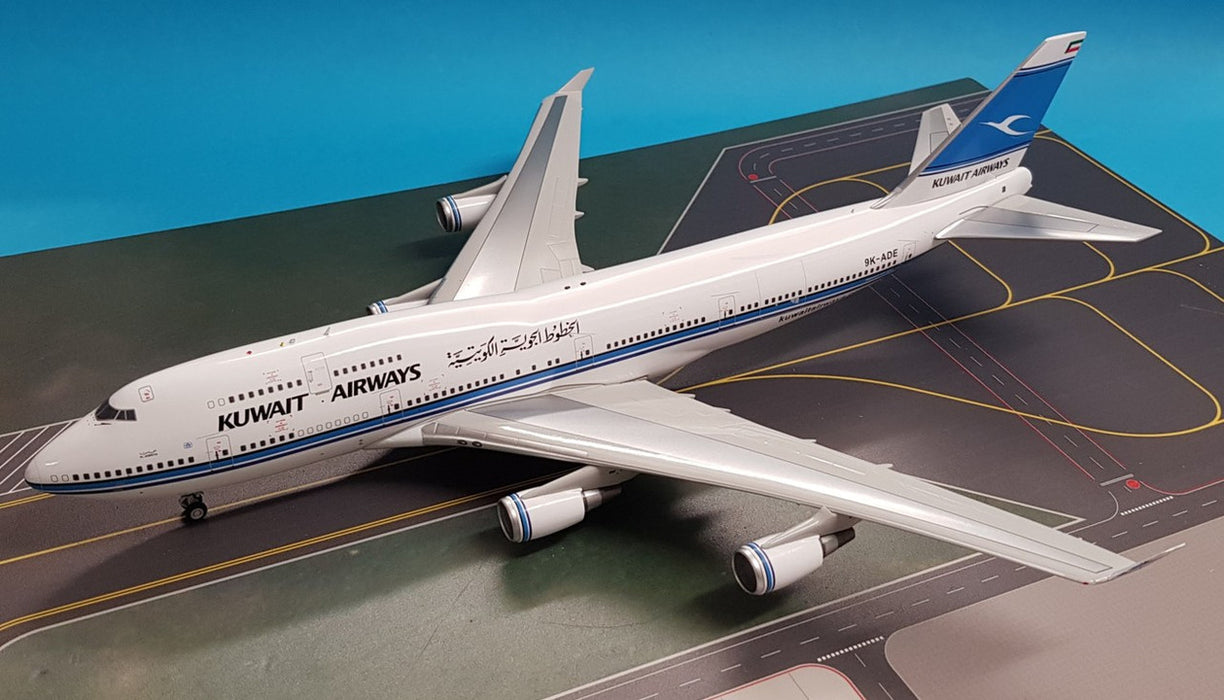 IF744KU1217 | InFlight200 1:200 | Boeing 747-400 Kuwait Airways 9K-ADE, 'Al-Jabriya' (with stand)