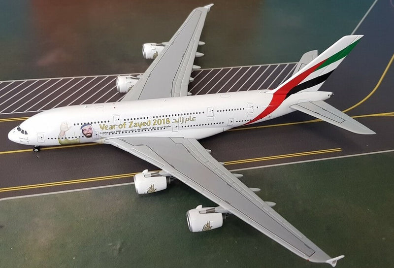 GJUAE1747 | Gemini Jets 1:400 1:400 | Airbus A380 Emirates A6-EUZ, 'Sheikh Zayed'
