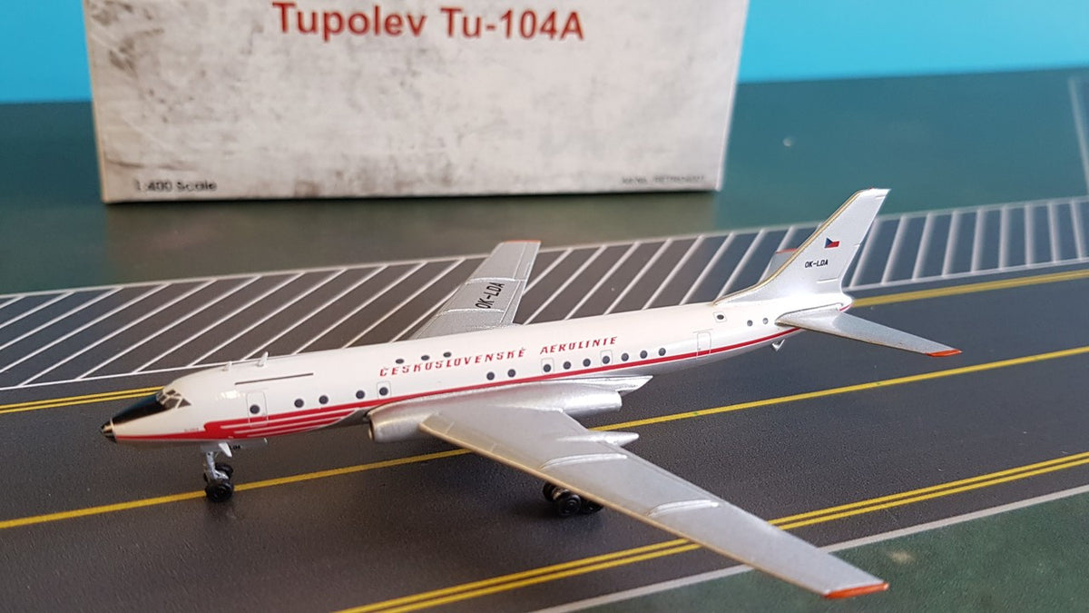 Modely letadel Tupolev Tu-104 Retro Models RETRO4001 - Tu-104A Modely letadel Tupolev Tu-104 Retro Models RETRO4001 - Tu-104A