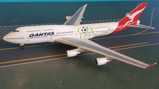 GJQFA1001 | Gemini Jets 1:400 1:400 | Boeing 747-400 Qantas 'World Cup' VH-OEB