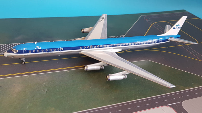 e | InFlight200 1:200 | McDonnell Douglas DC-8-63 KLM PH-DEG ( with stand )