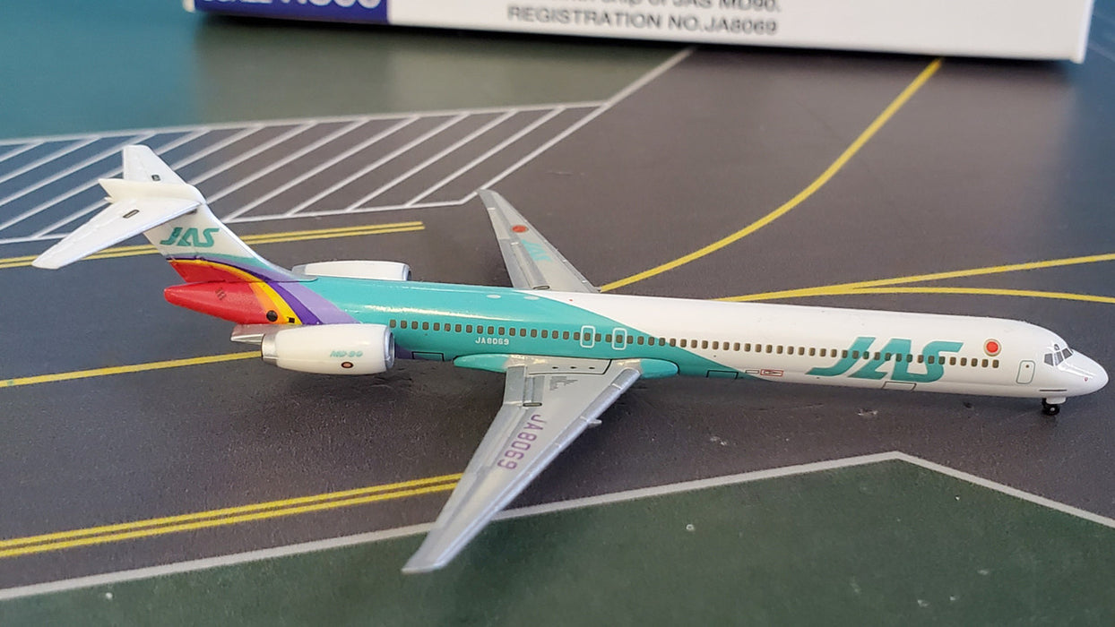 JD51011 | Hogan Die-cast 1:500 | Boeing MD-90 JAS Japan Air Systems JA8069 PRE-OWNED
